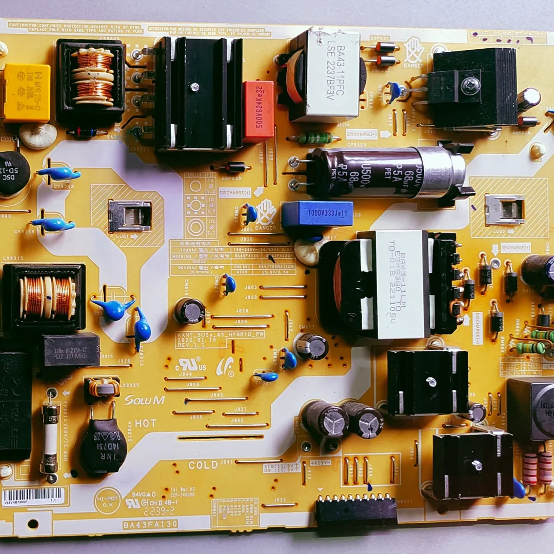 SAMSUNG LED TV UA43AUE60AK Power Supply Board