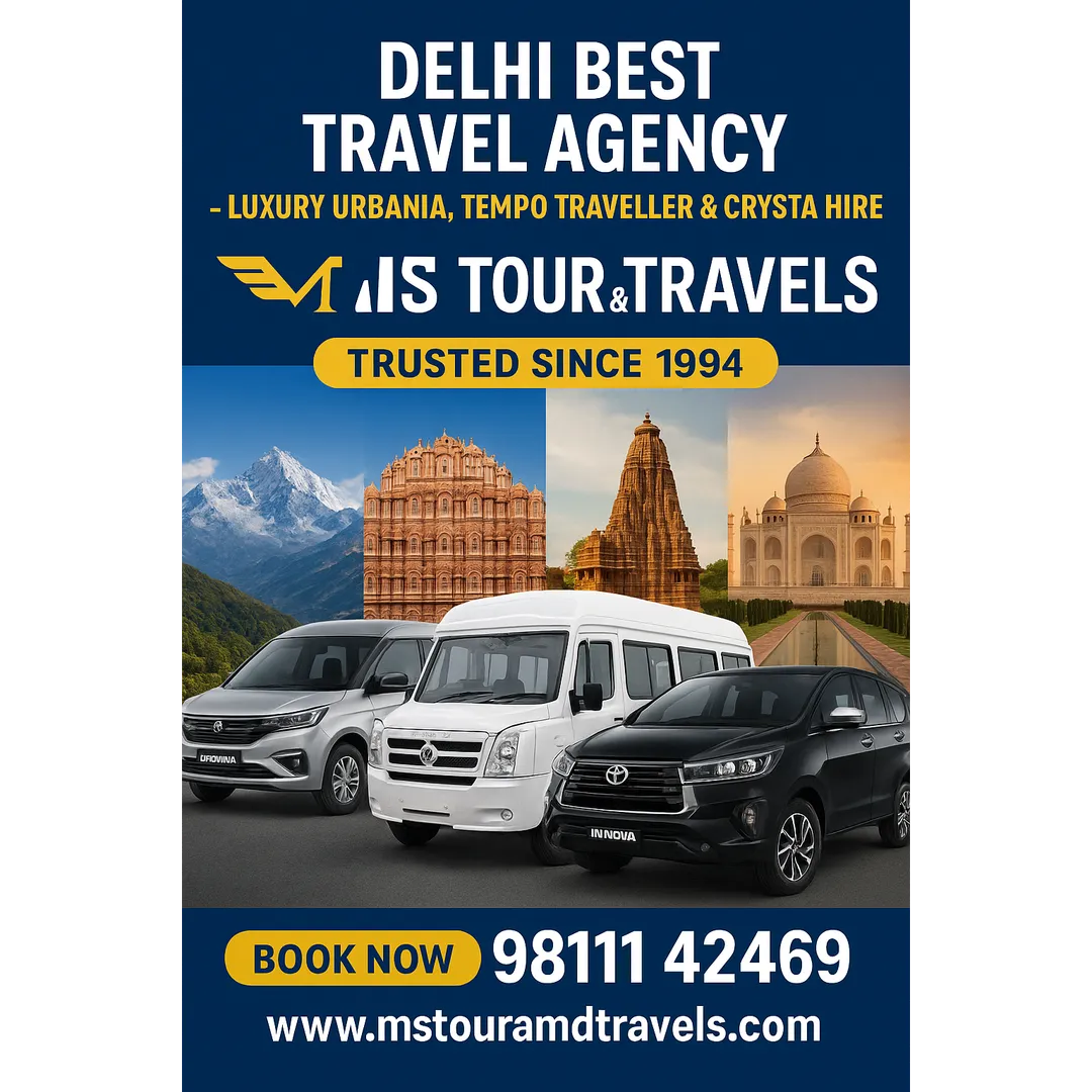 🚌 "Luxury Urbania & Tempo Traveller Hire in Delhi – M.S Tour & Travels"