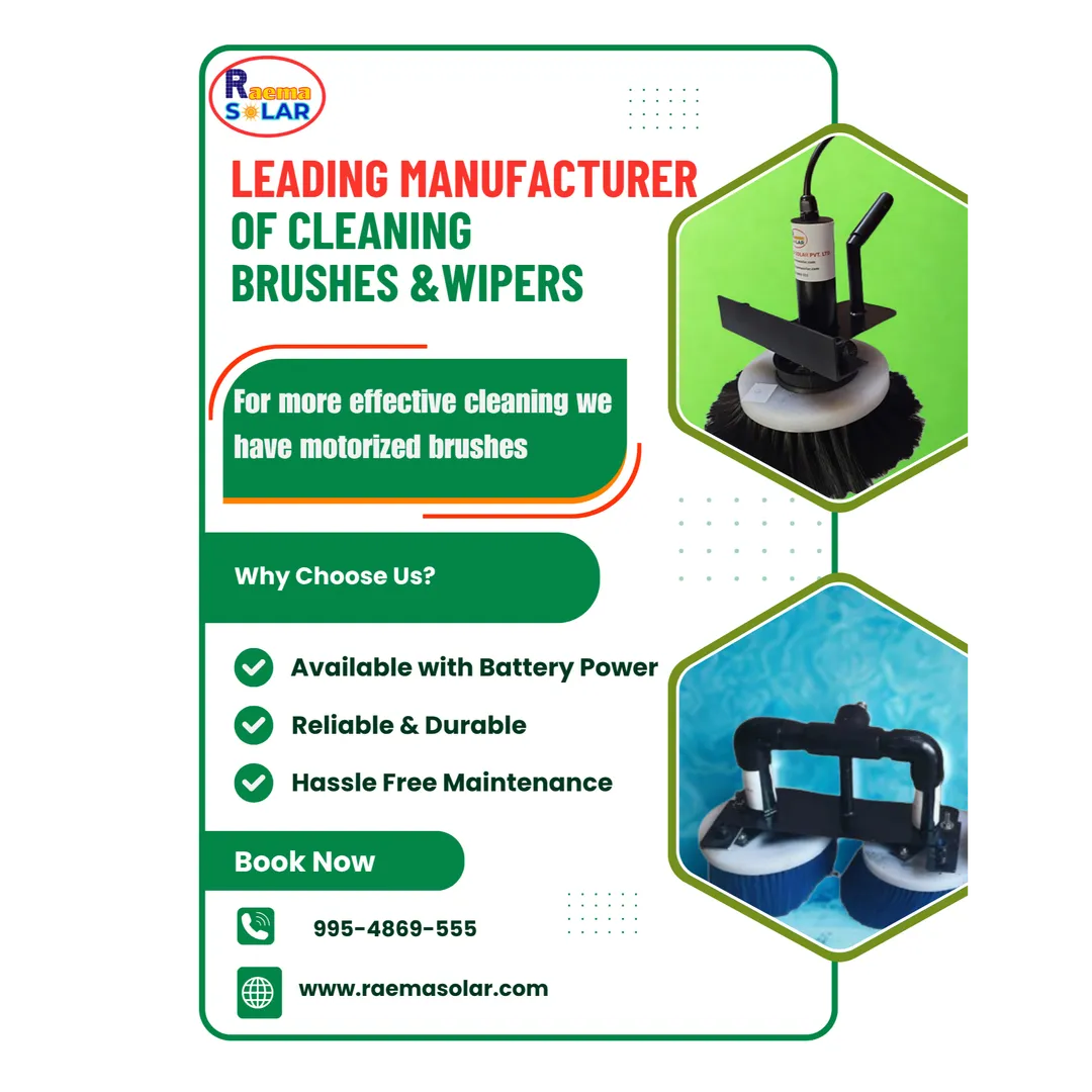 Best Solar Cleaning Brushes Supply PAN India | Trusted Solar EPC Company