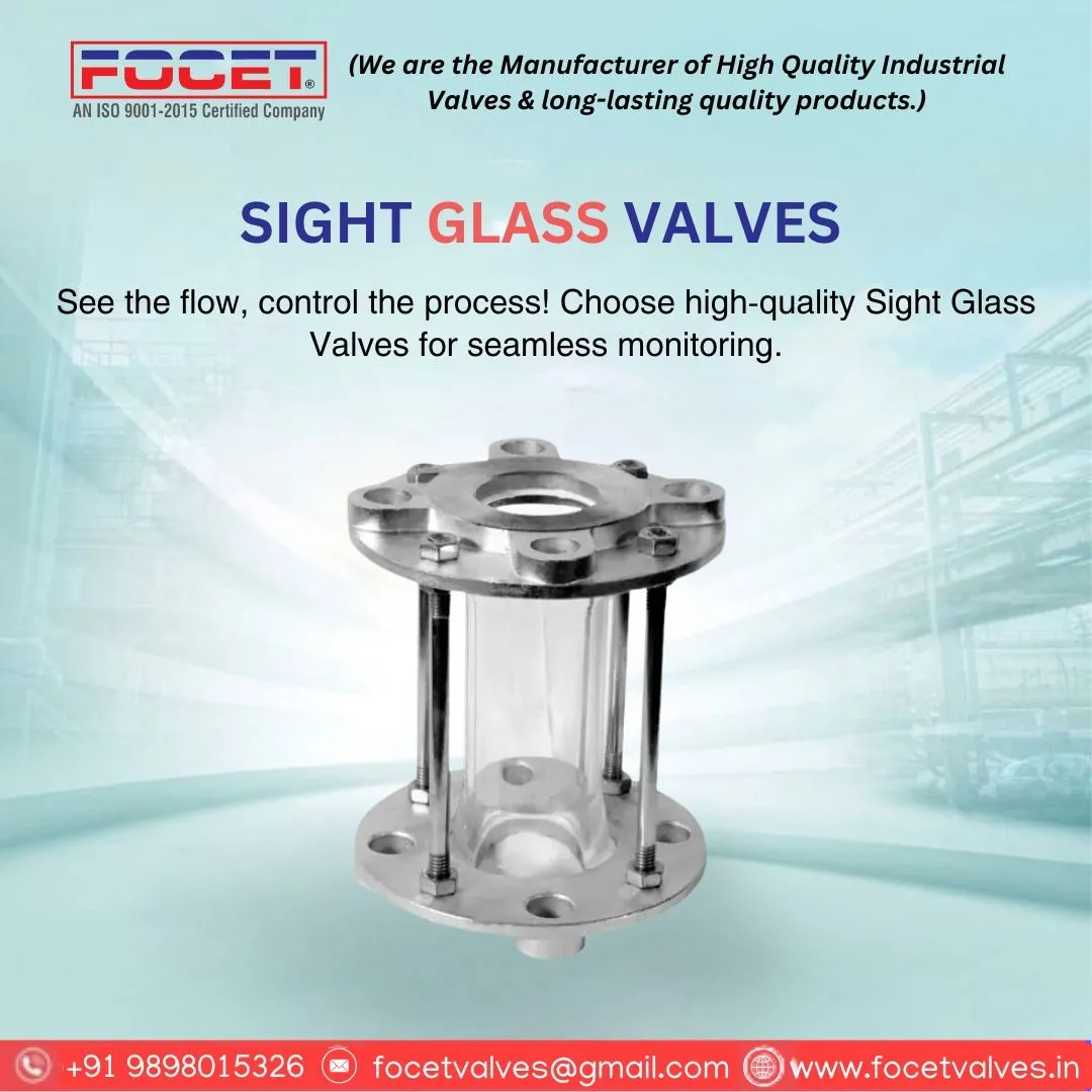 Best Single Sight Glass Valves Manufacturers in Ahmedabad, Gujarat, India