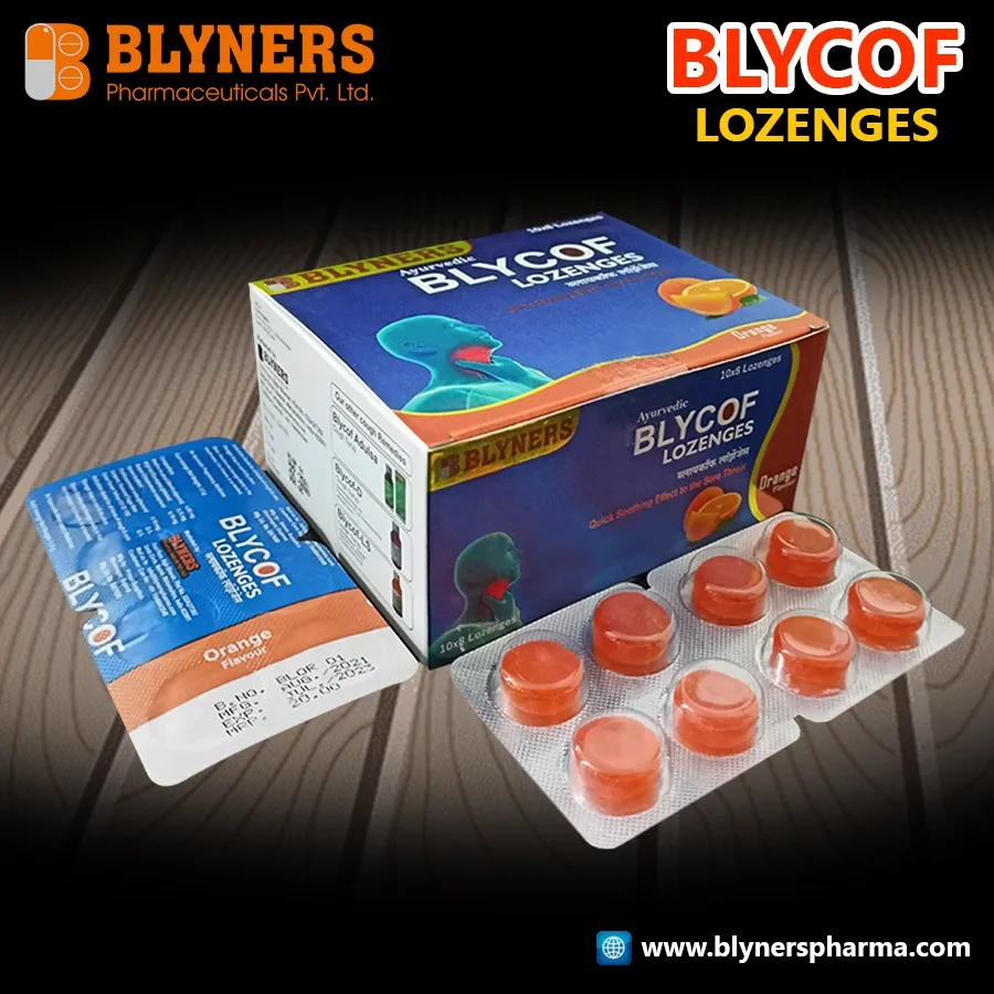 Best Quality Ayurvedic Cough Lozenges Blycof Lozenges. It is Herbal Preparation