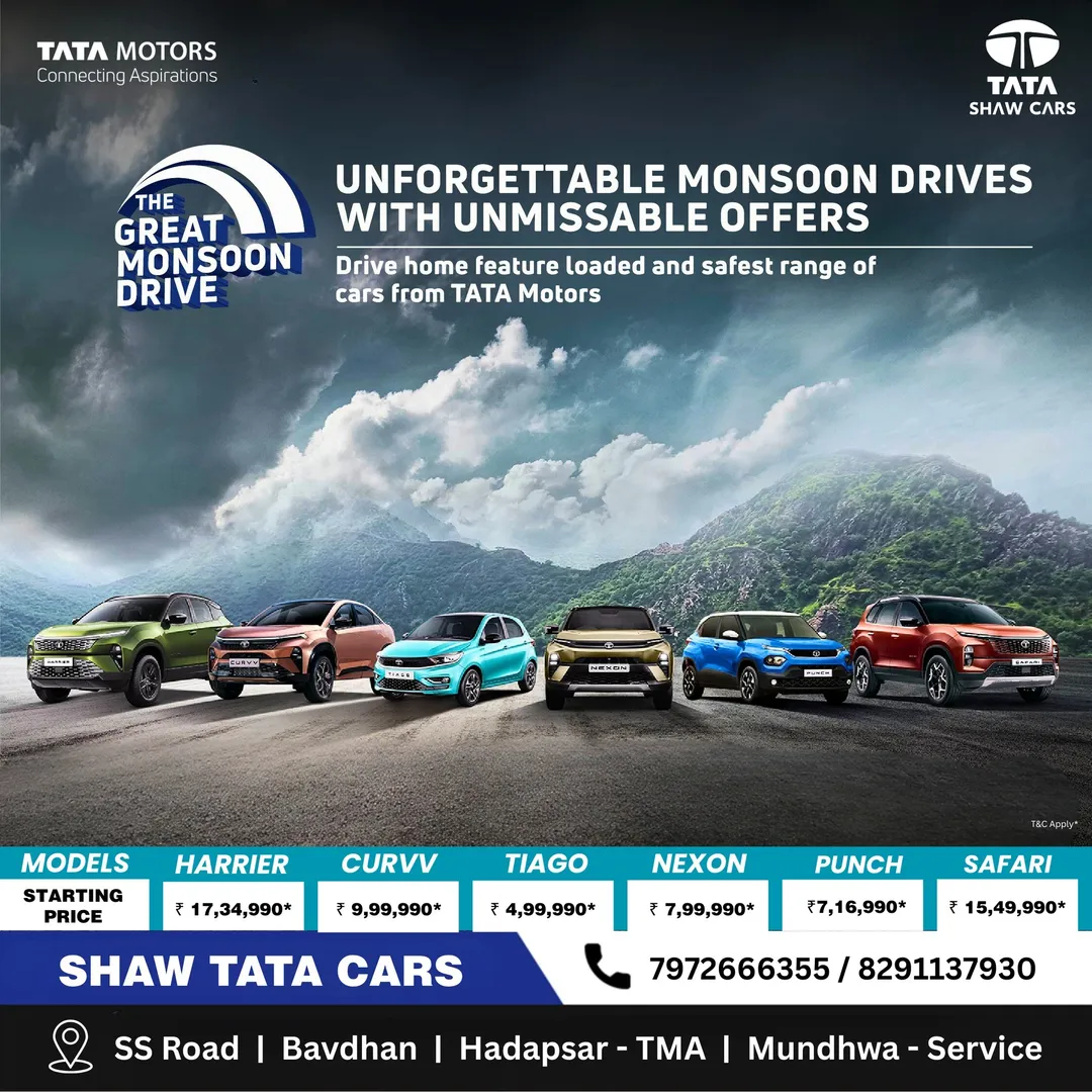 Unforgettable Monsoon Drives. Unmissable Offers! π§οΈβ
Drive home the feature-loaded and safest rang...