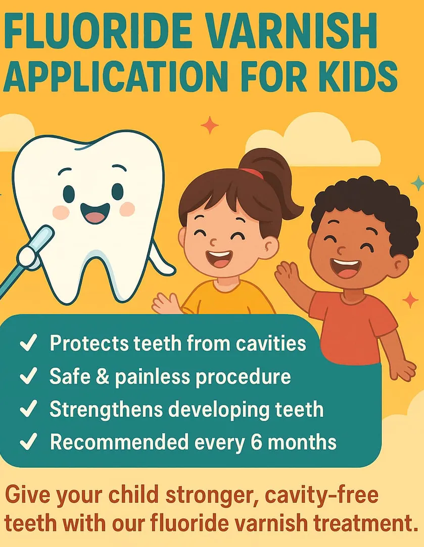 🌟 Fluoride Varnish: A Simple Shield Against Cavities in Kids