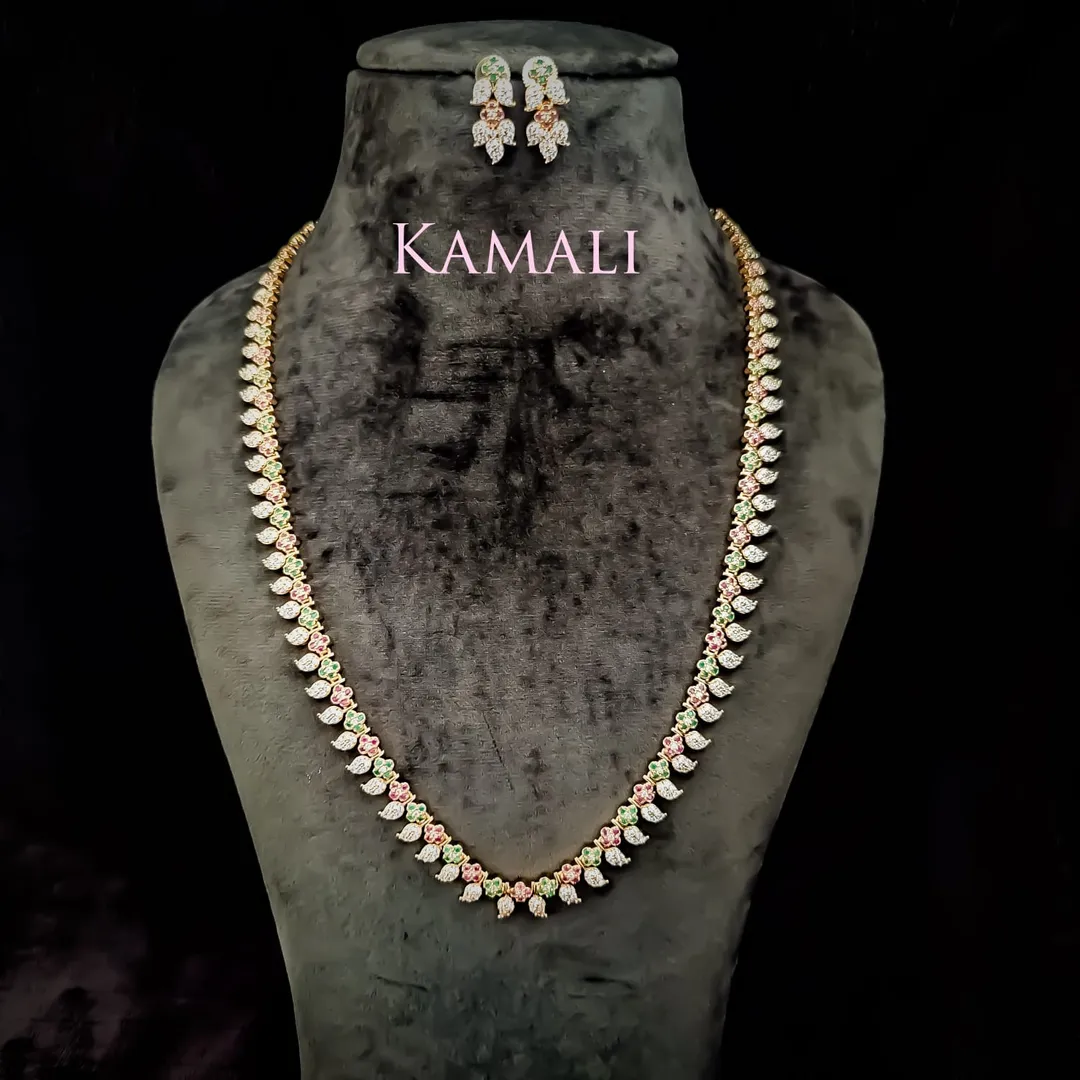 White Stone Necklace Collections
CZ Stones setting
For full image follow us on YouTube channel, In...