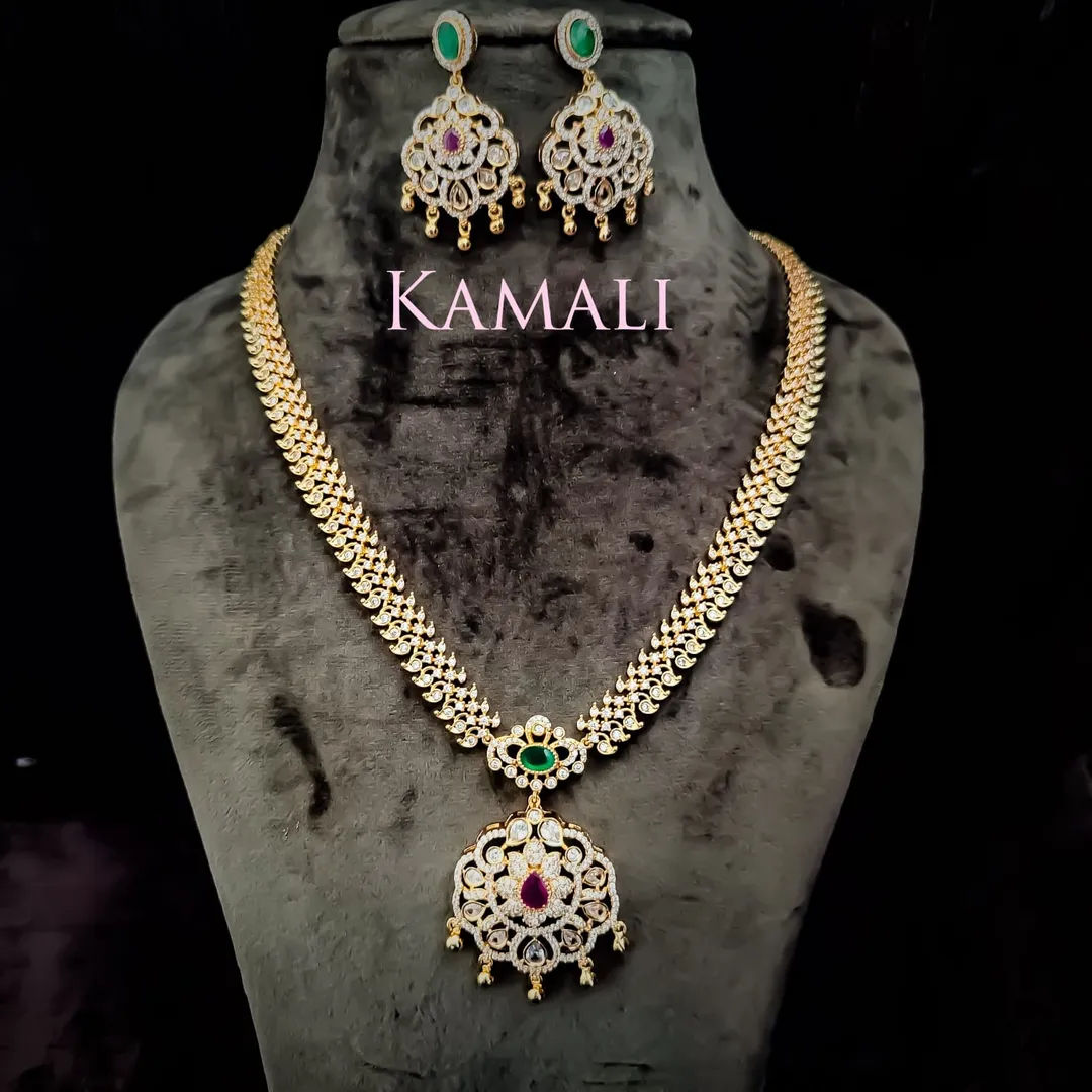 White Stone Necklace Collections
CZ Stones setting
For full image follow us on YouTube channel, In...