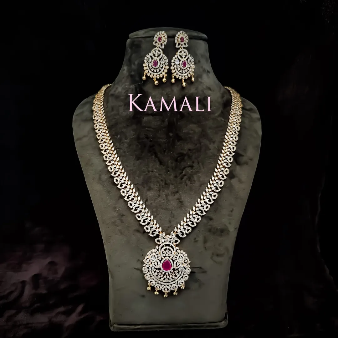 White Stone Necklace Collections
CZ Stones setting
For full image follow us on YouTube channel, In...