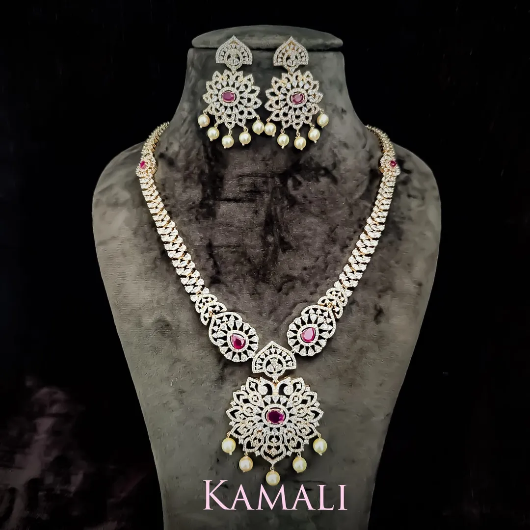 White Stone Necklace Collections
CZ Stones setting
For full image follow us on YouTube channel, In...