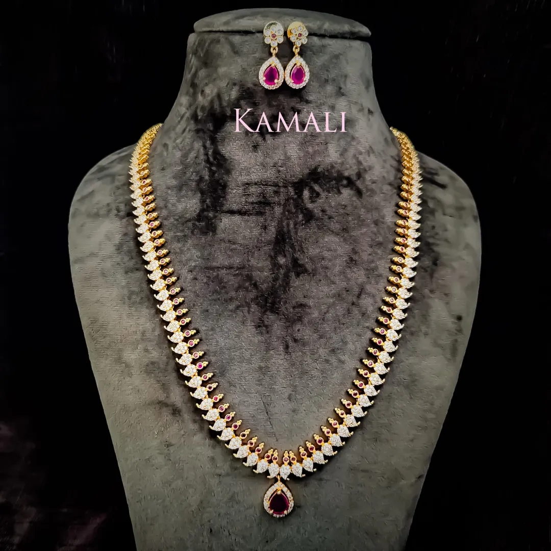 White Stone Necklace Collections
CZ Stones setting
For full image follow us on YouTube channel, In...