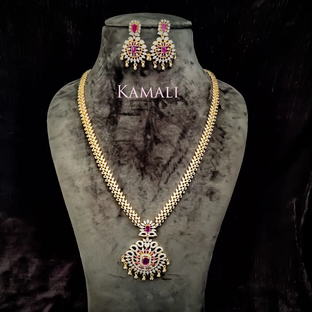 White Stone Necklace Collections
CZ Stones setting
For full image follow us on YouTube channel, In...