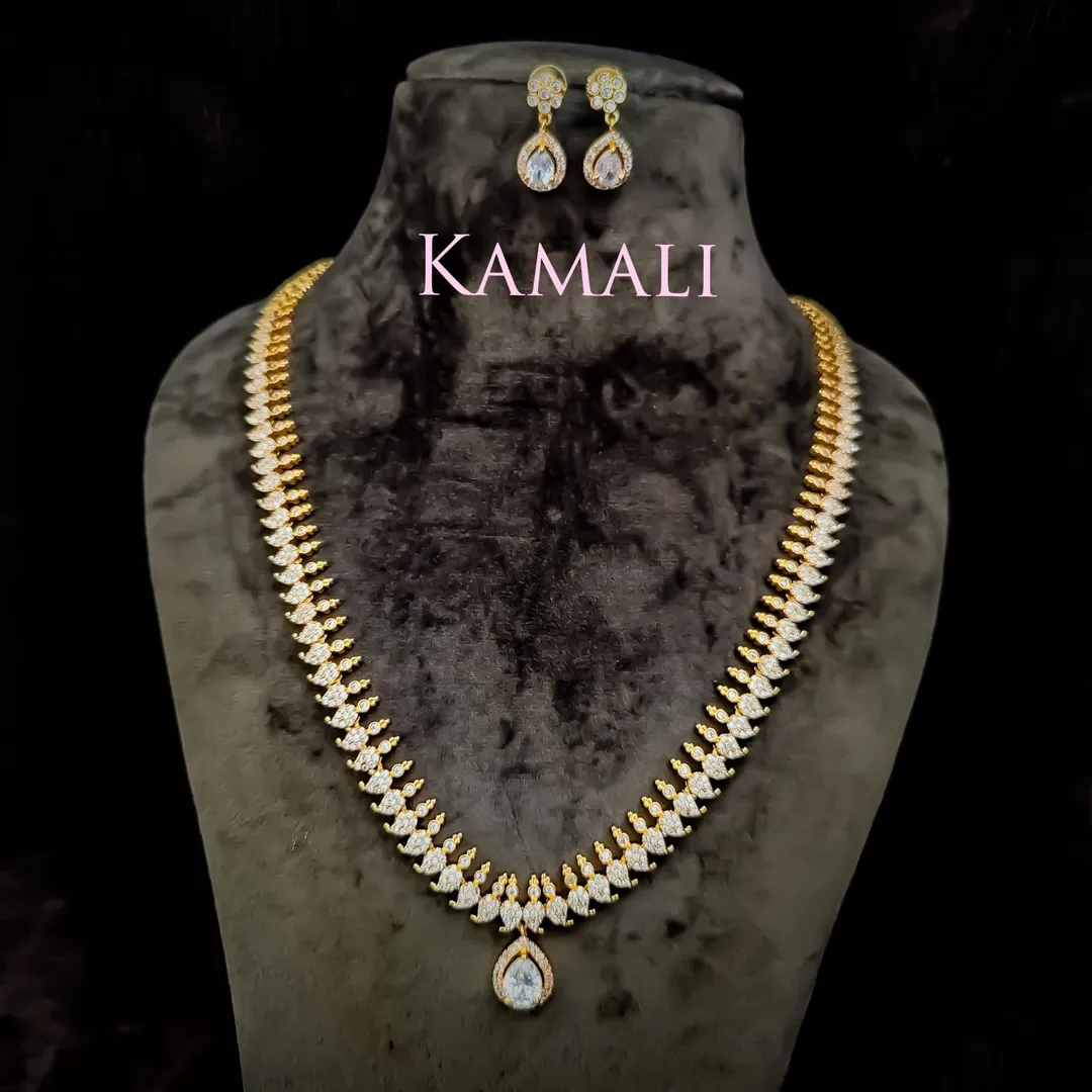 White Stone Necklace Collections
CZ Stones setting
For full image follow us on YouTube channel, In...