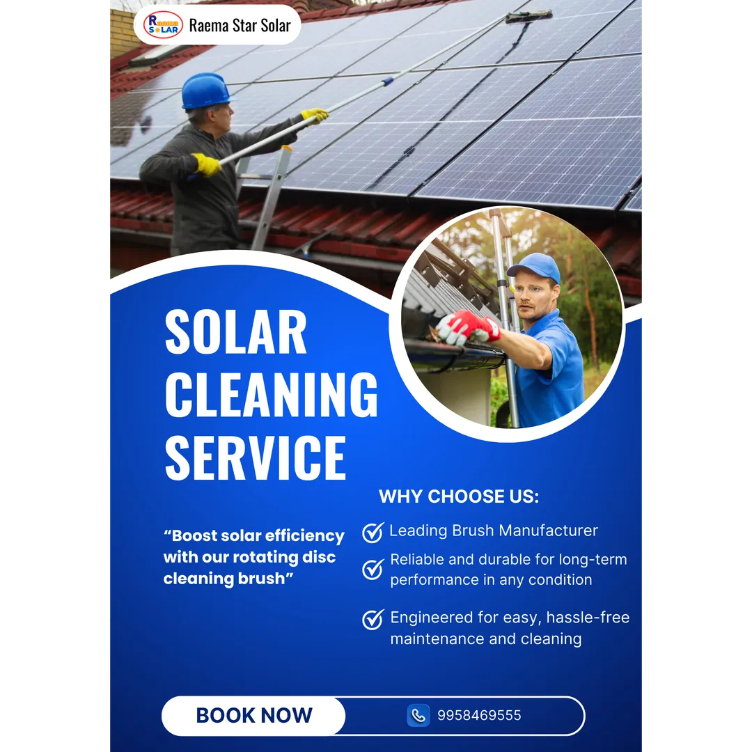 Top Solar Cleaning Brush in Delhi NCR β Raema Star Solar
