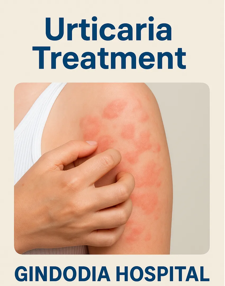 Urticaria Treatment in Dhule | Gindodia Hospital