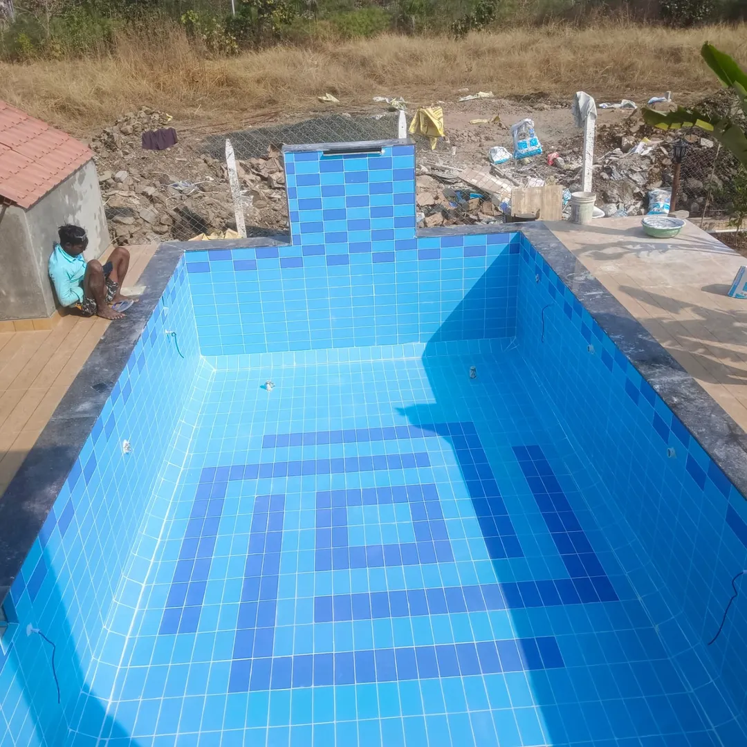 Swimming pool Johnson Tiles Dealer in Nagpur, Swimming pool Johnson Tiles Installation In Nagpur, S...