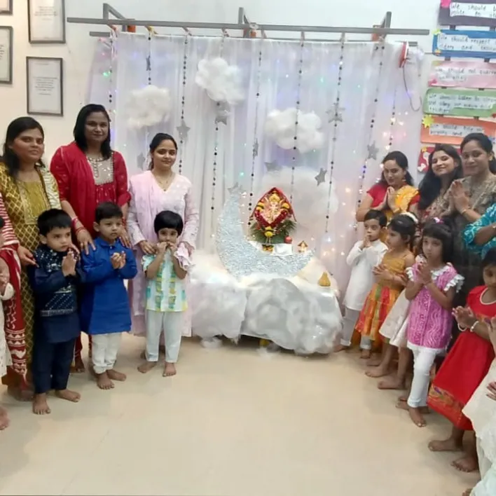 Ganesh Chaturthi Celebration at Hello Kids Flamingo