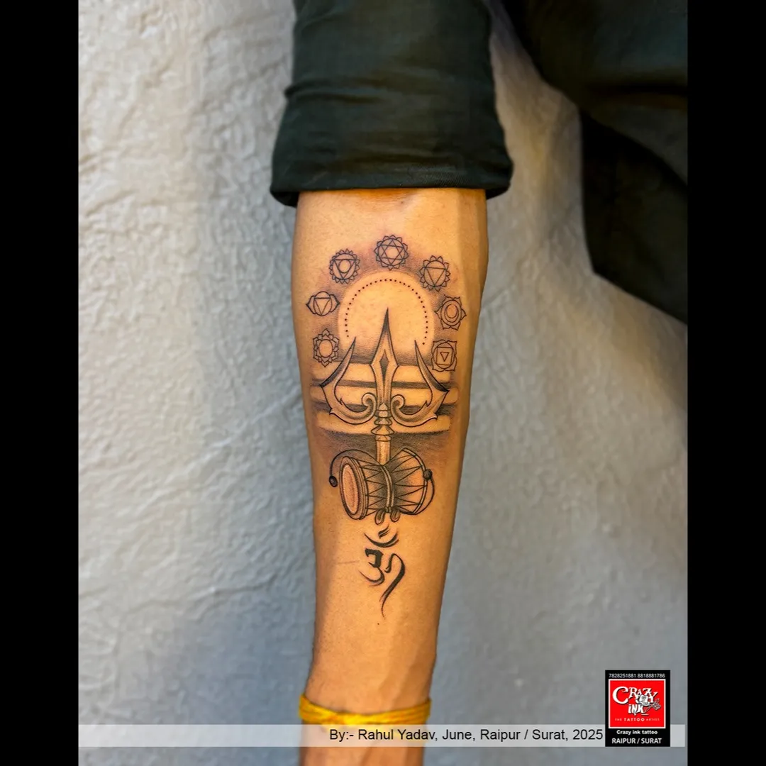 SYMBOL OF LORD SHIVA'S POWER & DIVINITY⚡
🔱 Trishul (Trident): Represents creation, preserva...
