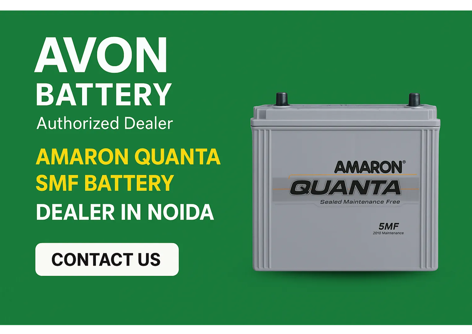 AVON BATTERY – Trusted Amaron Quanta SMF Battery Dealer in Noida