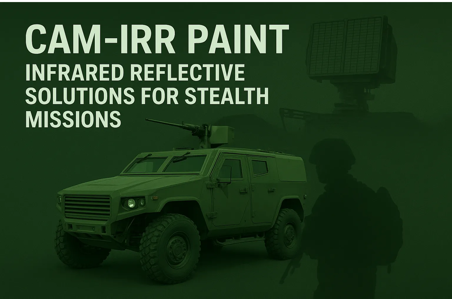 CAM-IRR Paint : Infrared Reflective Solutions for Stealth Missions
