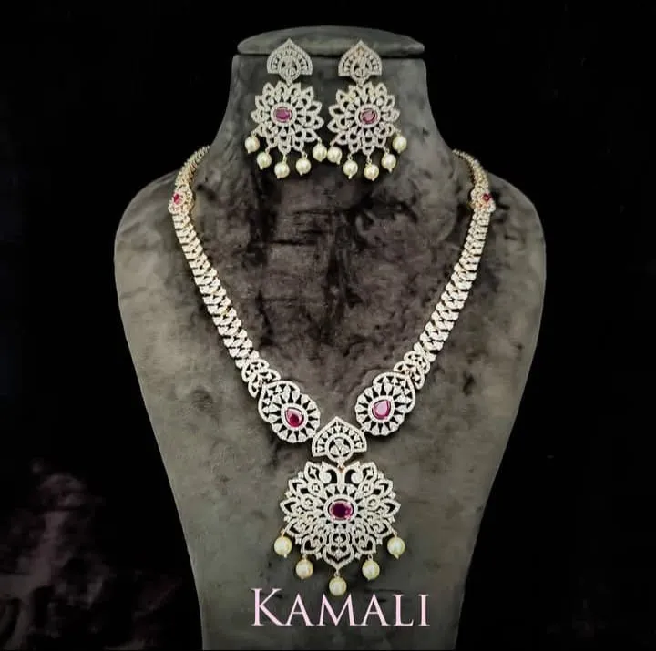 White Stone Necklace Collections
CZ Stones setting
For full image follow us on YouTube channel, In...