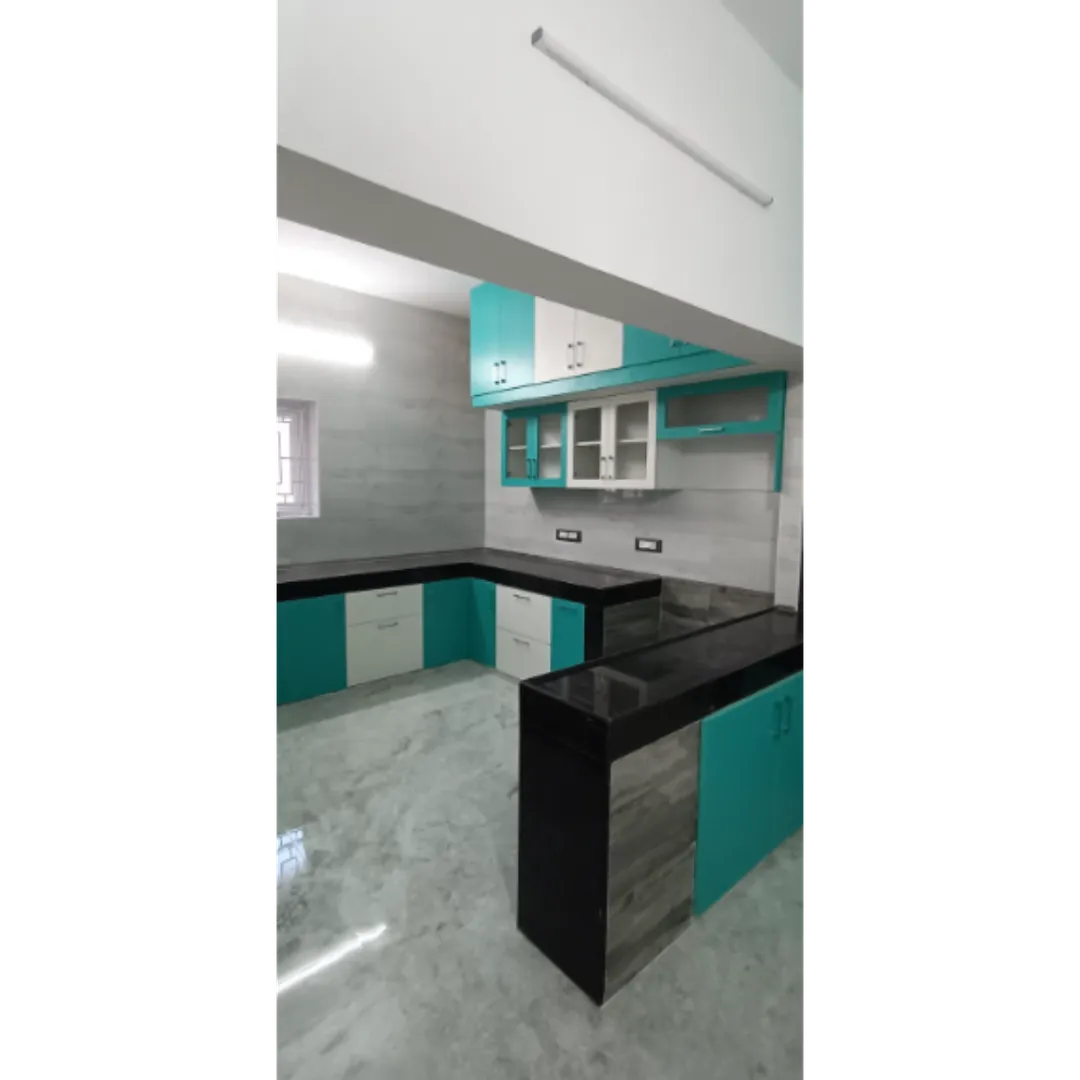 Marine Ply Modular Kitchen in Coimbatore – Built for Strength and Moisture Resistance