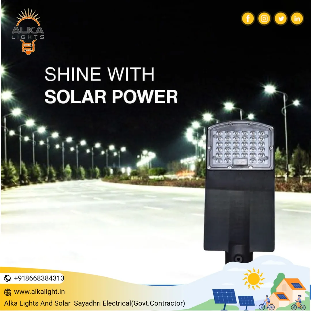 solar street light poles