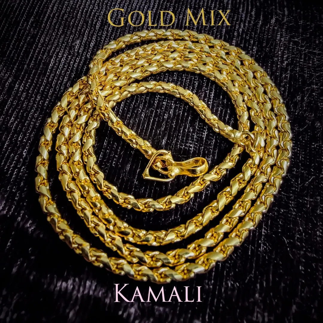 Gold Mix Chain
Kamali Queen Imperial Collections
Artificial Gold Plated Jewellery
Fashion out of ...