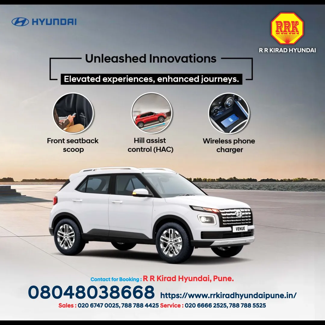 Elevated experiences, enhanced journeys – that’s the promise of the Hyundai Venue.
Contact for Booki...