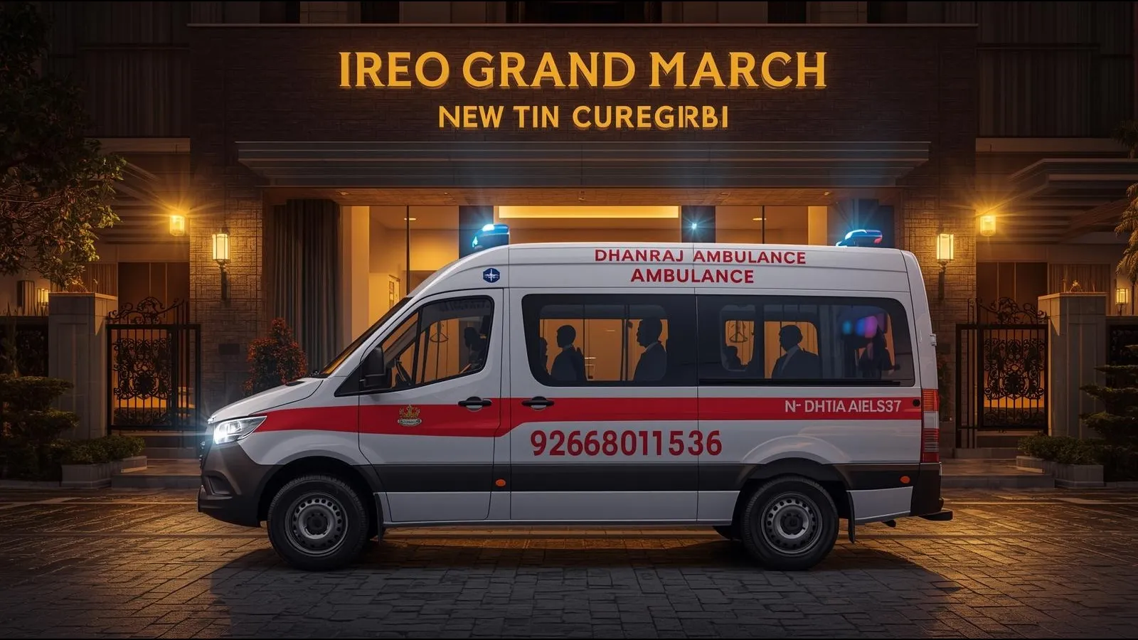 Ambulance services in Ireo Grand Arch 24/7 Gurugram