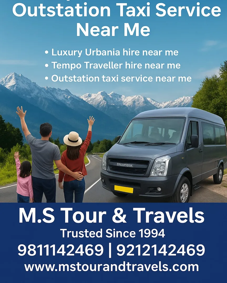 “Luxury Urbania, Tempo Traveller & Outstation Taxi Service Near Me – M.S Tour & Travels Delhi”