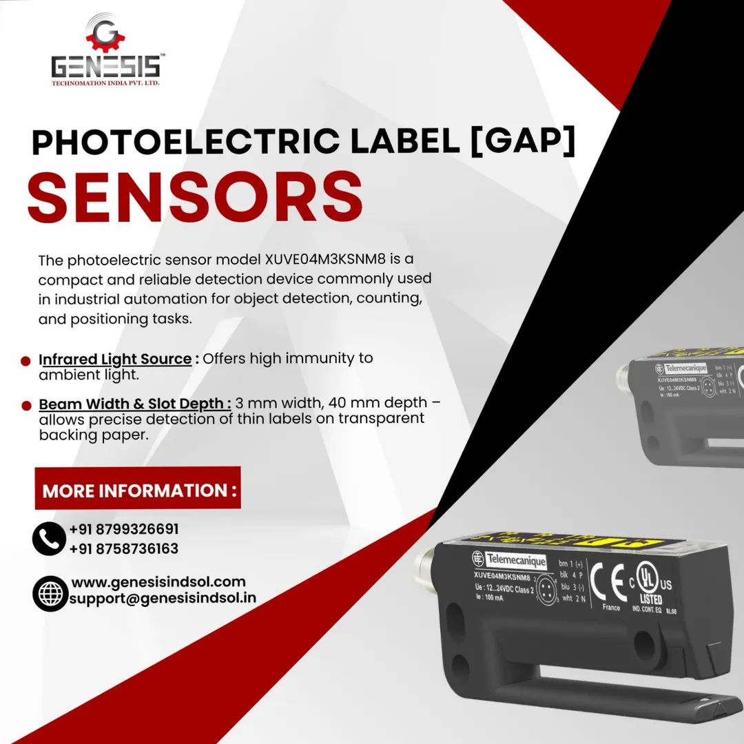 LABEL SENSOR AND GAP SENSOR - GENESIS INDIA
