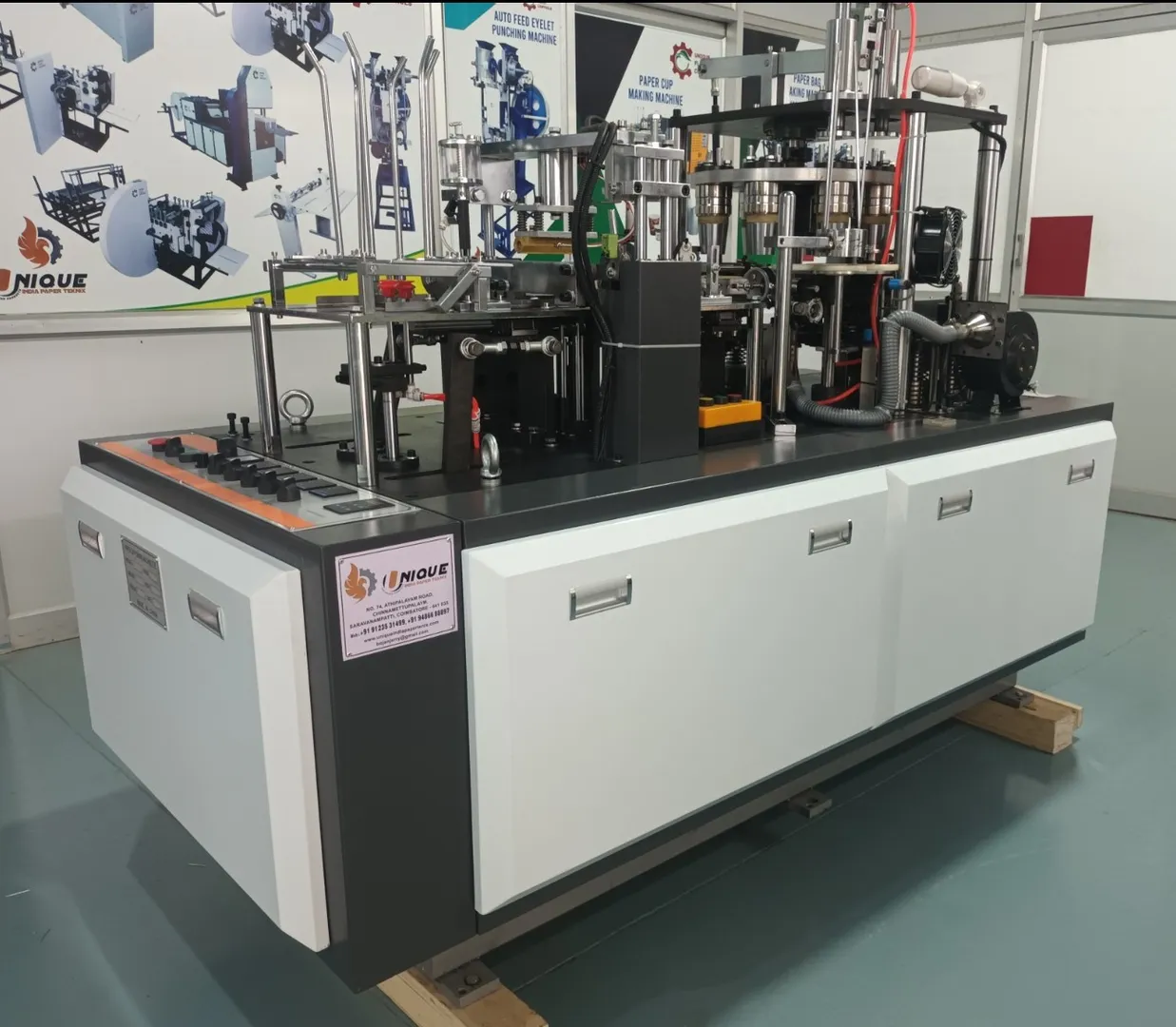 High speed cup machine