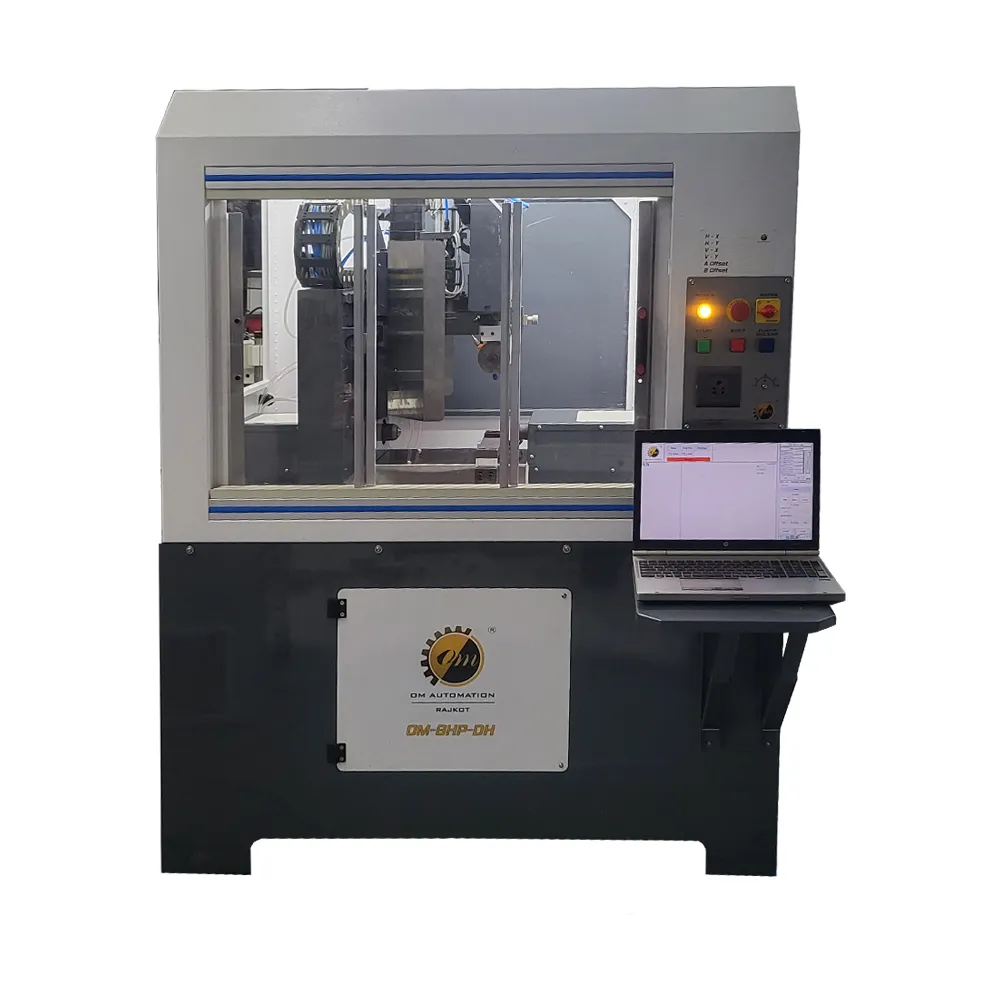 6+2 Axis Double Head Hollow Pipe Cutting Machine in India