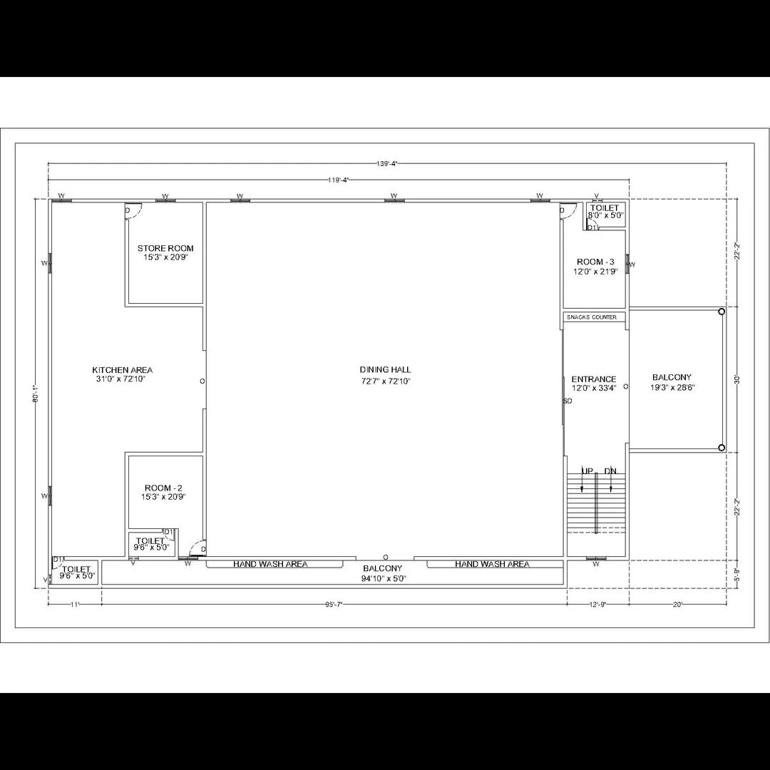 Dining hall drawing : A Dining Hall Drawing is part of an architectural and functional design, espec...