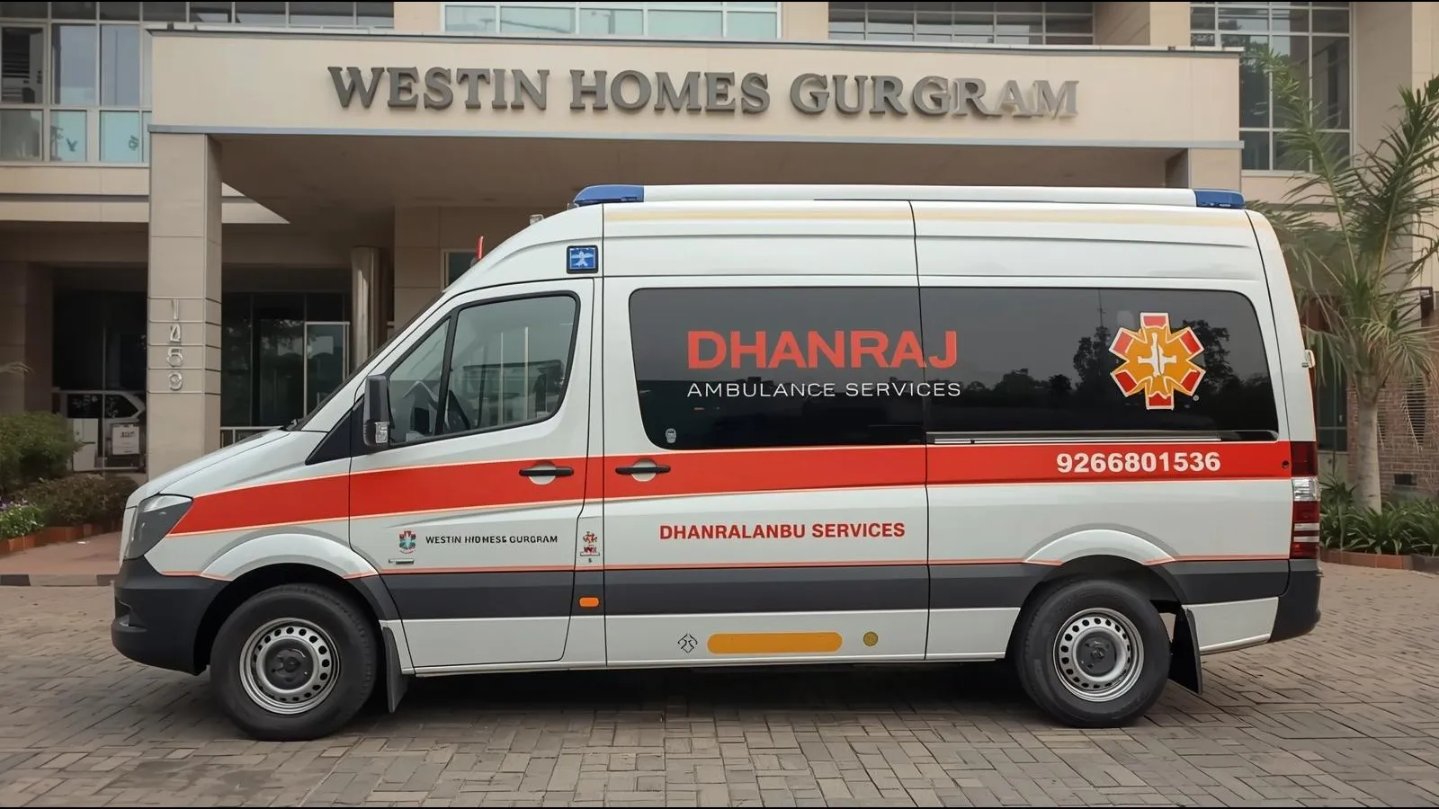Ambulance services in Westin Homes Gurugram 24/7