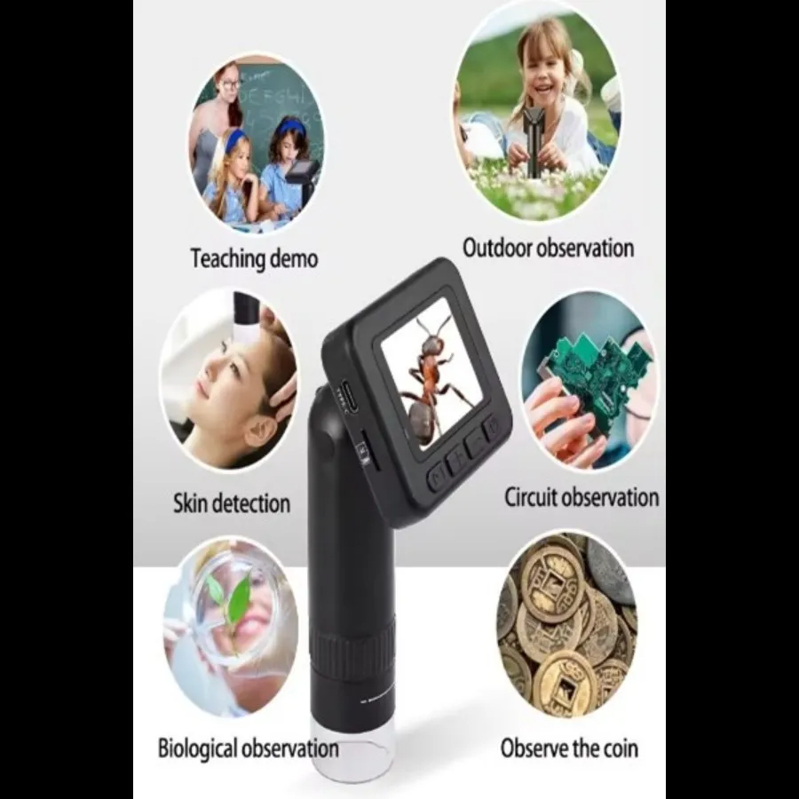 POCKET MINI 1000X 2 INCH DIGITAL MICROSCOPE FIELD USE