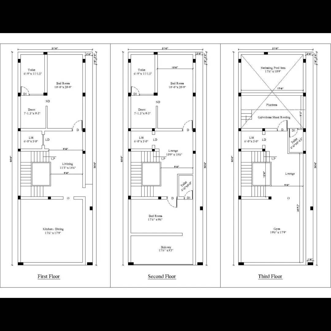 G + 2 Floor Scheme drawing : A G+2 floor scheme drawing refers to a schematic or conceptual design o...