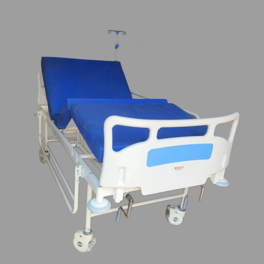Fowler Bed (Manual) – ABS Panel, M.S. Railing, with Mattress & 4" Cover Wheel
Specifications:
Type...