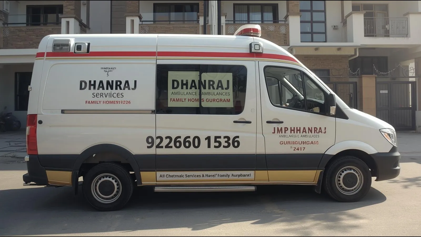 Ambulance services in BPTP Amstoria Verti Greens Gurugram 24/7