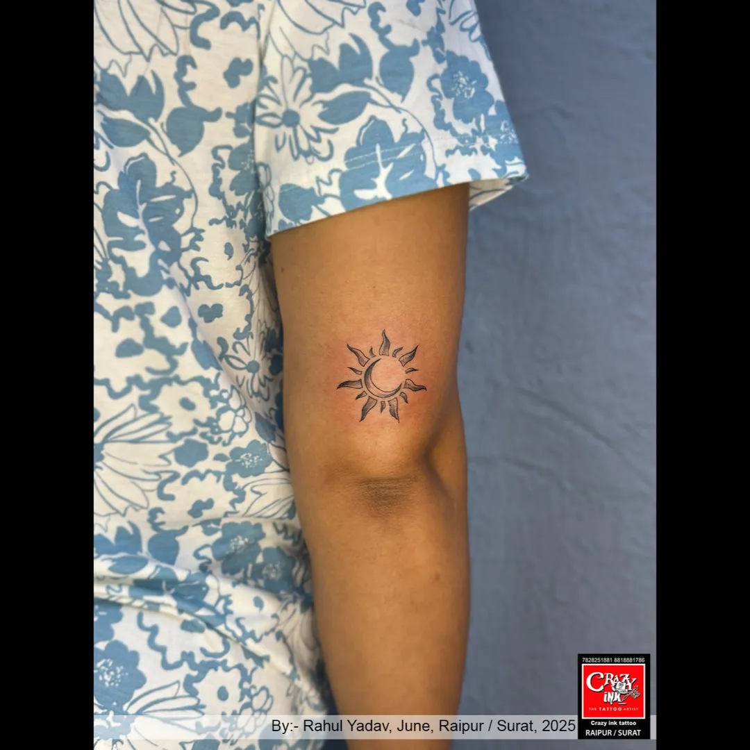 SUN - MOON TATTOO
the Sun & Moon tattoo symbolizes balance, harmony, and the eternal con...