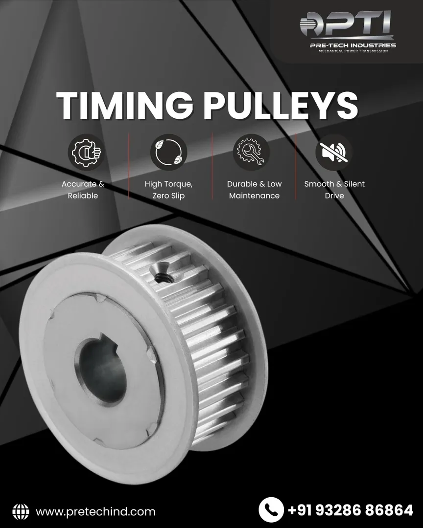 Best Timing Pulleys Manufacturer in India.