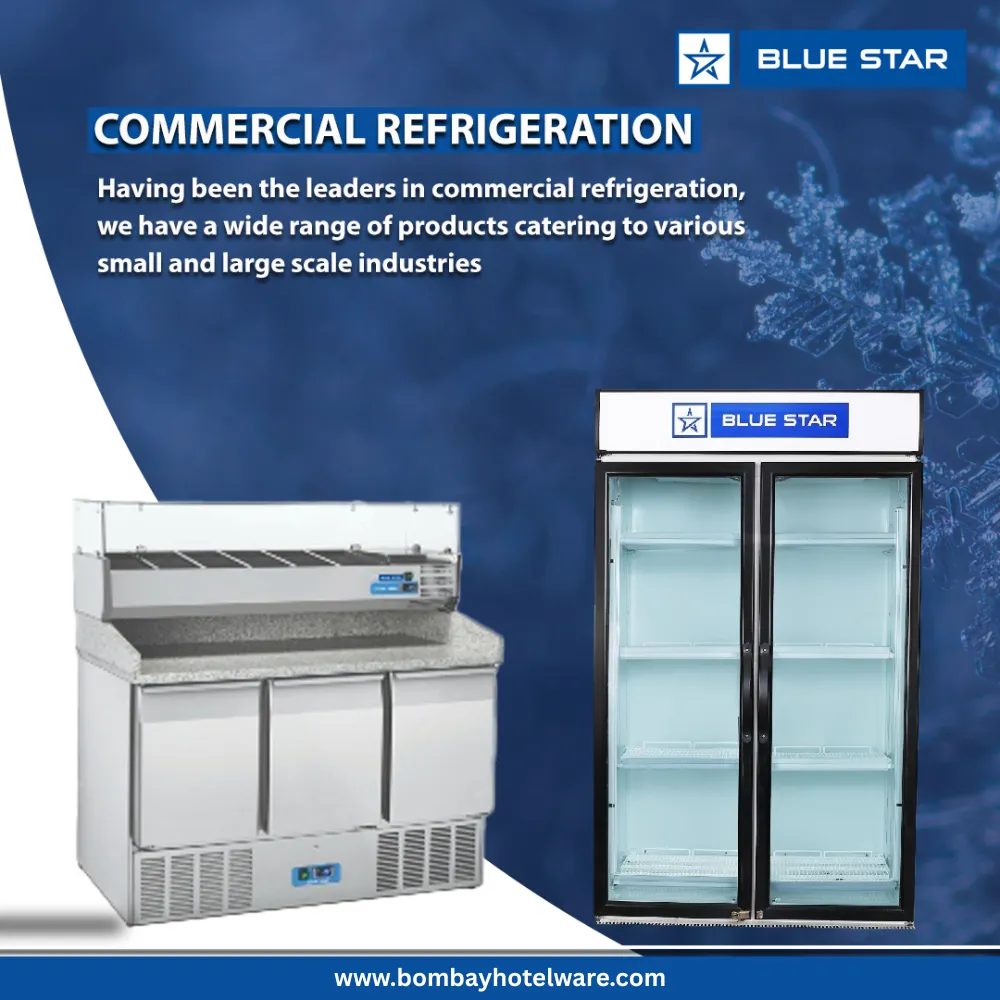 Authorized supplier of Blue Star commercial refrigeration equipment in Nagpur - Bombay Hotelware