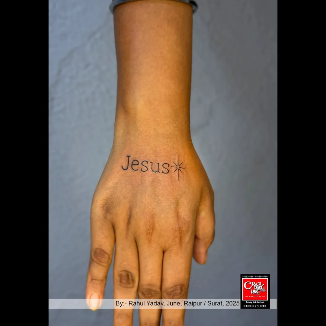 JESUS SCRIPT TATTOO
This Jesus script tattoo is not just ink on skin, it’s a symbol of deep...