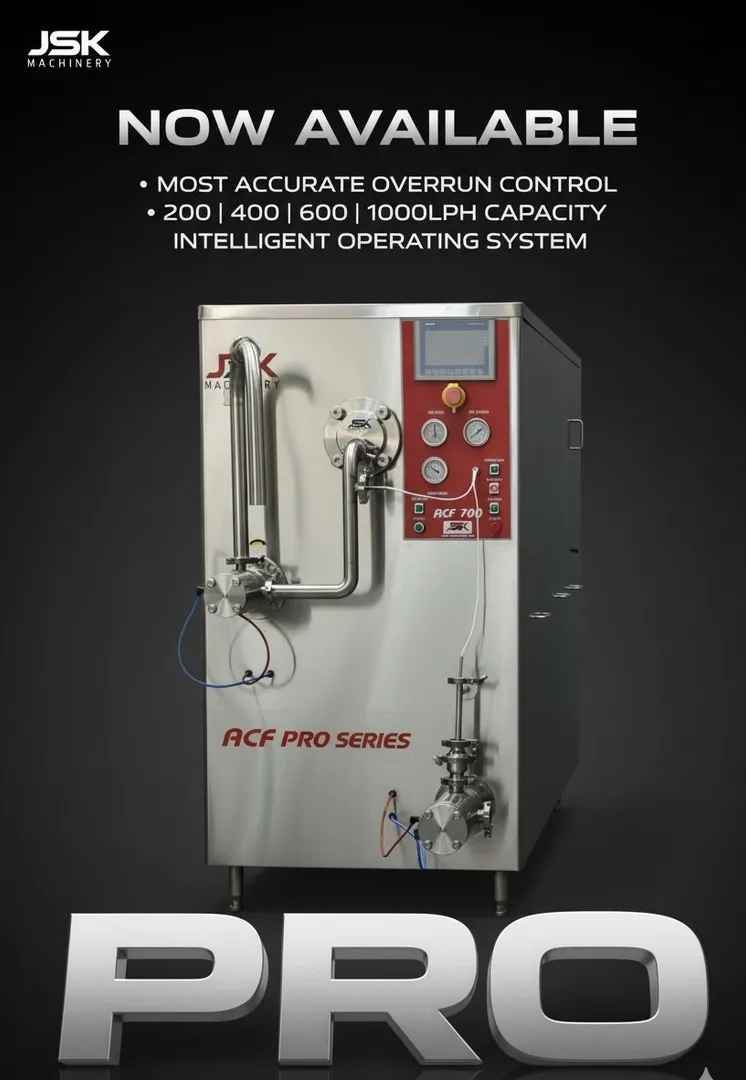 “Smart Machine. Endless Ice Cream. 🍦 Experience next-level production with JSK’s Fully Automatic CF