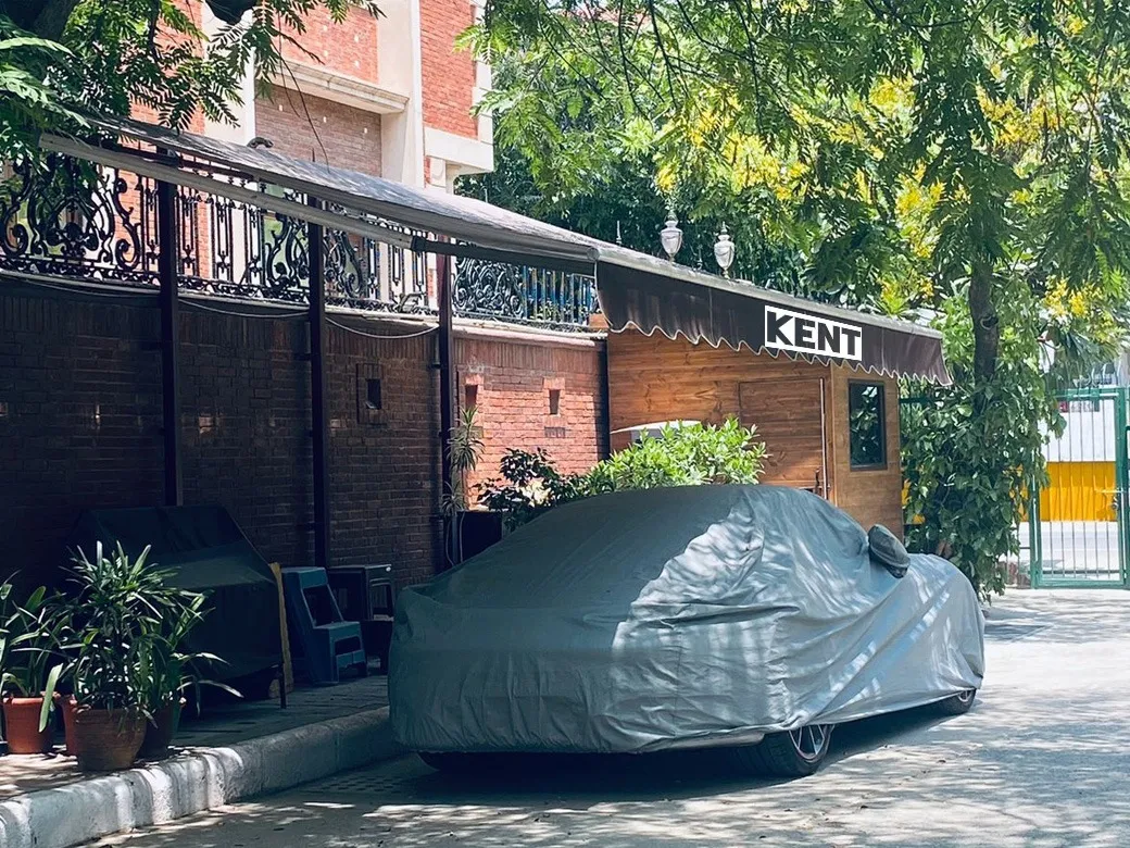 Awning With Pillar Support Manufacturer