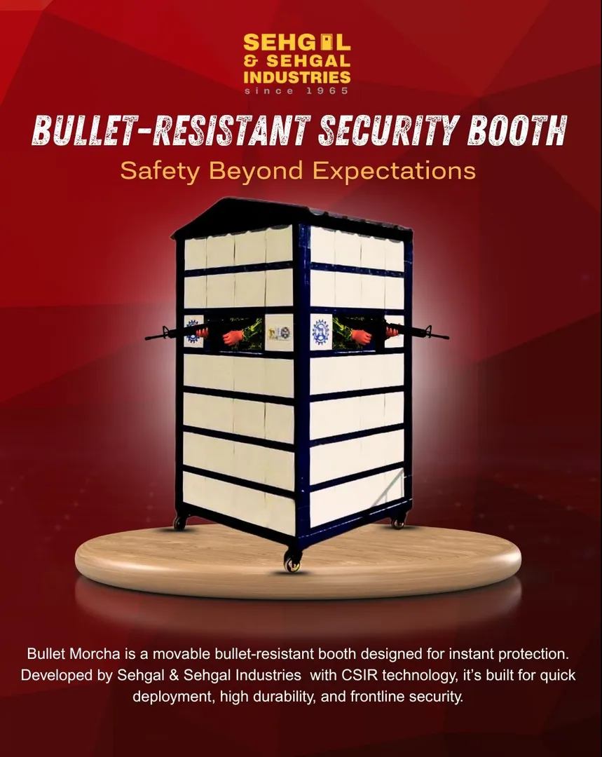 Advanced Bullet-Resistant Security Booth