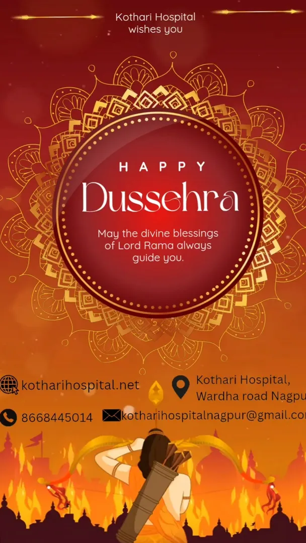 KOTHARI HOSPITAL wishes you Happy Dussehra
