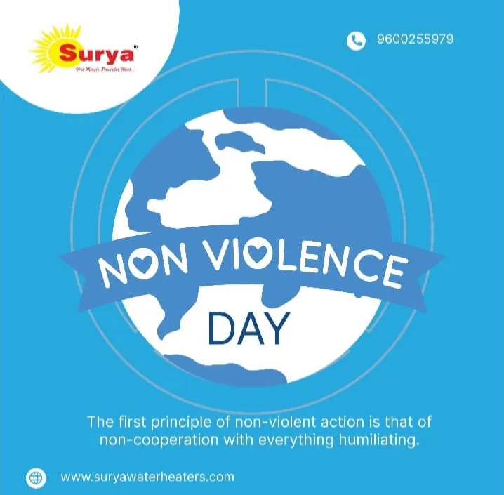 🌿🕊️ On this International Day of Non-Violence, let’s honor Mahatma Gandhi’s vision of peace, toler...