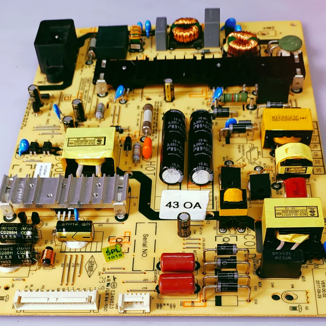 THOMSON LED TV POWER SUPPLY BOARD MODEL NUMBER 43OATH1000