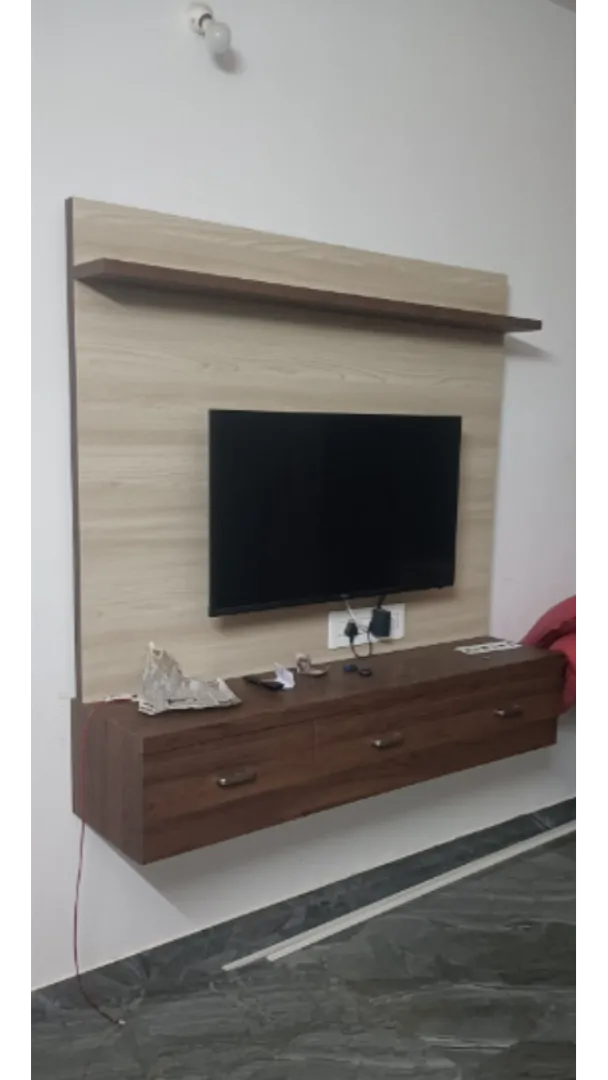 Wall Mounted Wooden LED TV Unit in Coimbatore