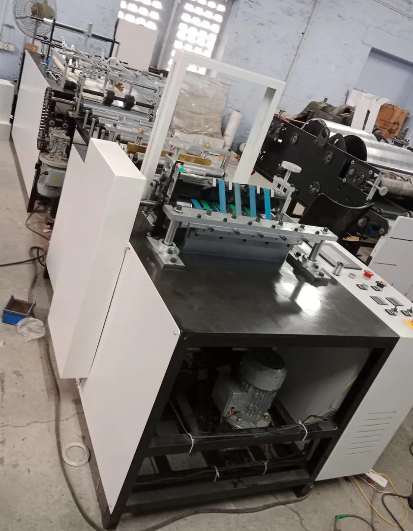 Silver pouch making machine