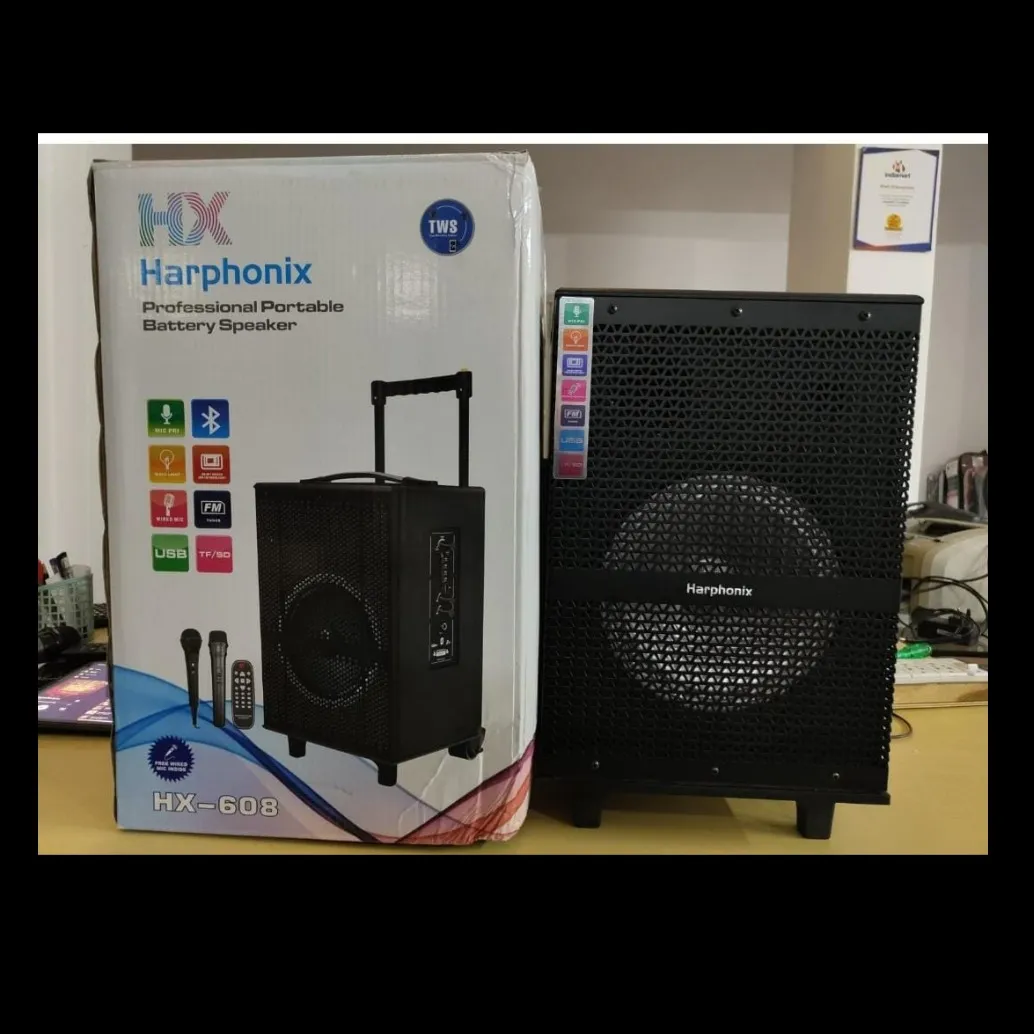 HARPHONIX MODEL HX-608 Party Speakers